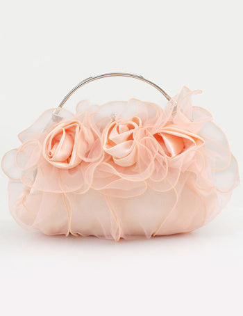 Romantic Lace Flower Bridal Purse Mssza