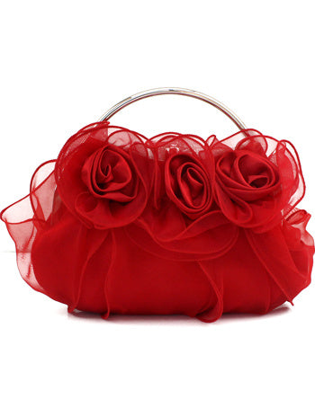 Romantic Lace Flower Bridal Purse Mssza