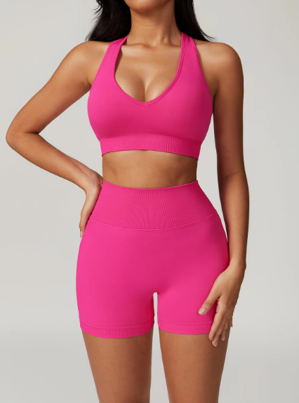 Running Yoga Clothing Sports Bra Fitness Leggings Workout Sets Mssza