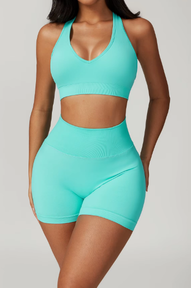 Running Yoga Clothing Sports Bra Fitness Leggings Workout Sets Mssza
