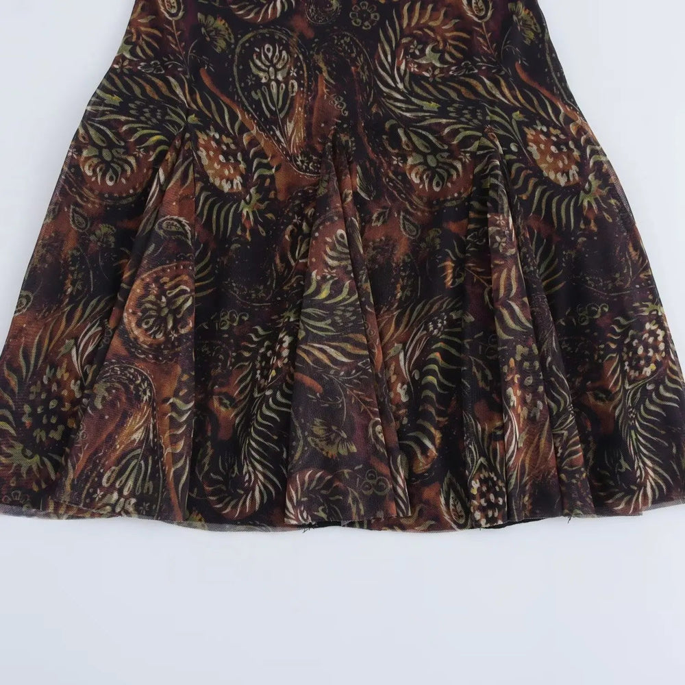 Pleated Long Sleeves Tulle Mini Dress Mssaz Desses