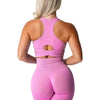 Fitness Elastic Breathable Breast Enhancement Leisure Sports Seamless Bra Top Mssza