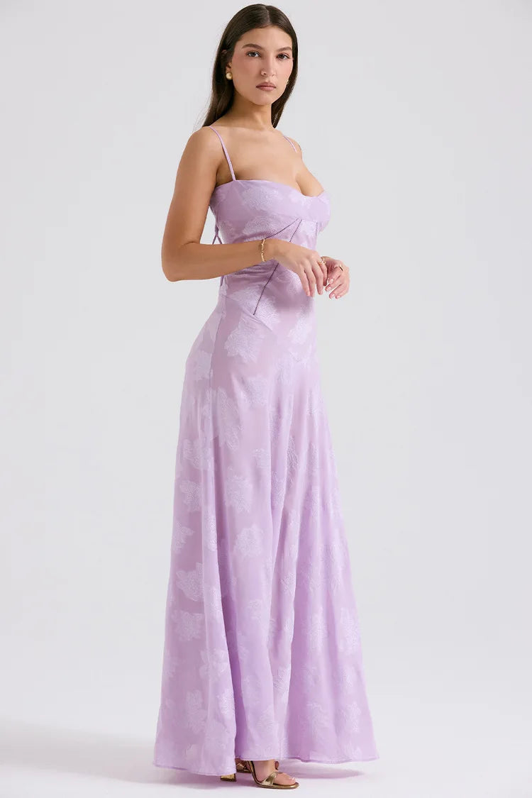 Long Sleeve Formal Deep V-Neck Evening Prom Gown Mssaz Desses