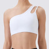 One Shoulder Shockproof Breathable Gym Yoga Running Bra Mssza