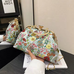 Three-Dimensional Flowers Crossbody Bag Mssza