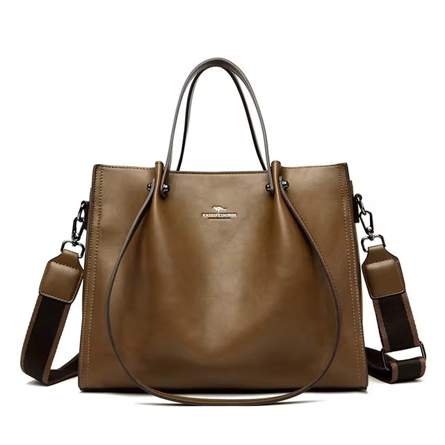Luxury Designer 3 Layers High Quality Leather Handbags Mssza