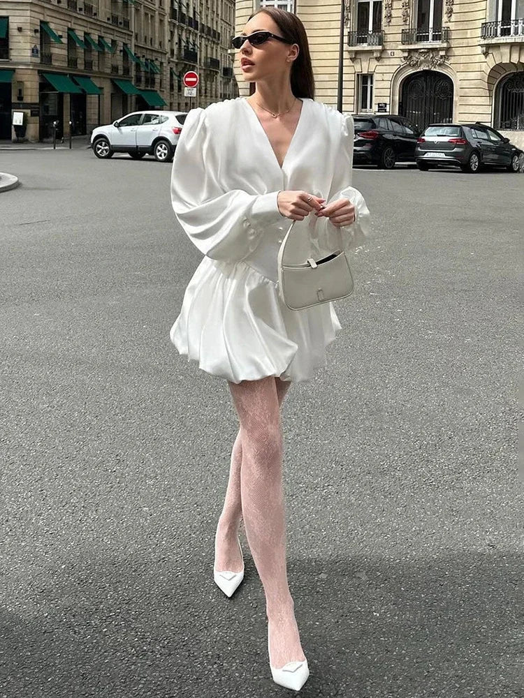 Lantern Long Sleeve Ball Gown Dress Mssaz Desses