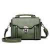 Luxury High Quality PU Leather Flap Crossbody Shoulder Small Square Bag Mssza