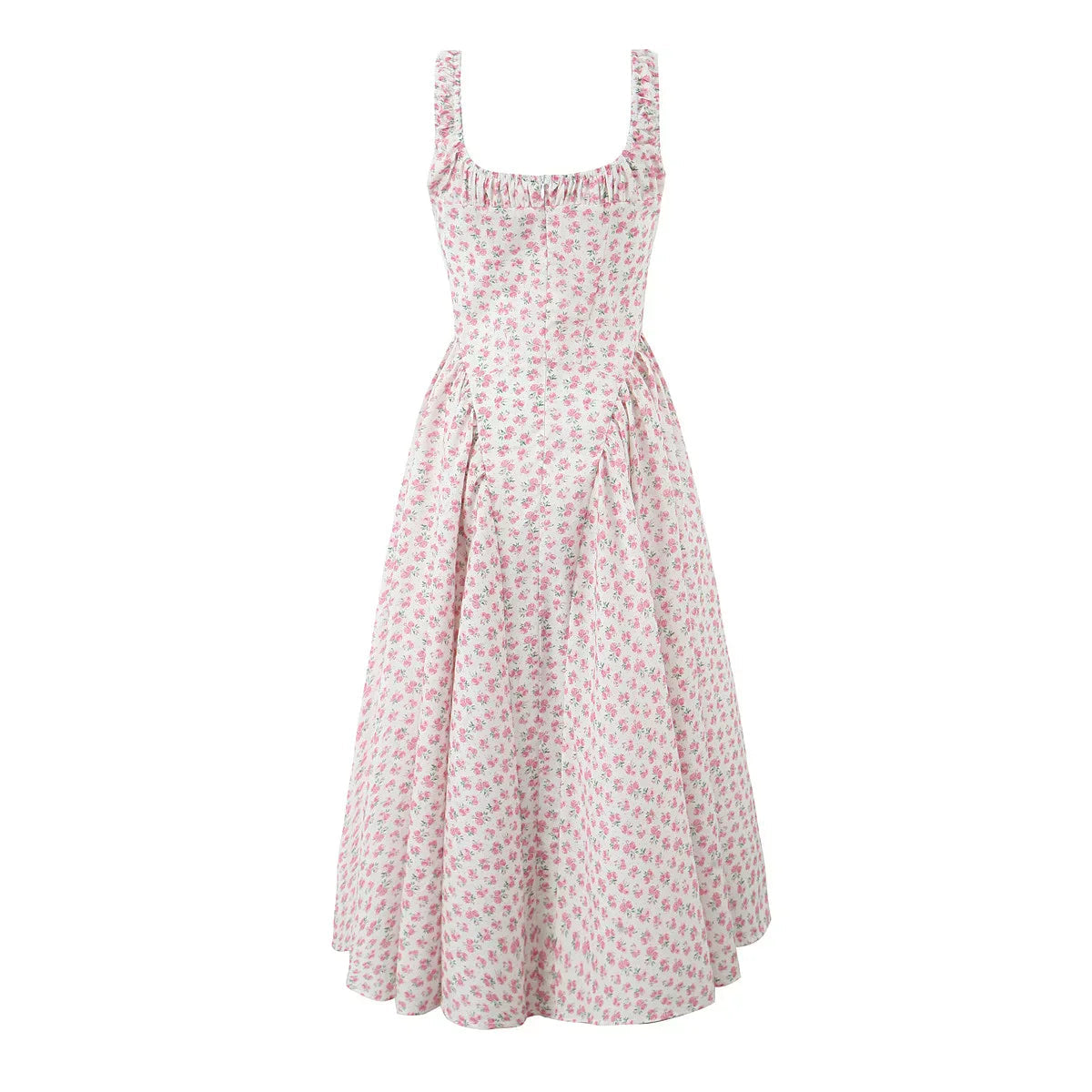 Floral Midi Dress Mssaz Desses