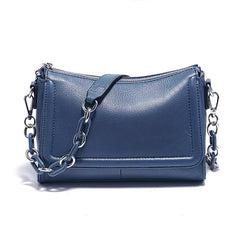 Acrylic Chain Soft Leather Top-handle Luxury Crossbody Bag Mssza