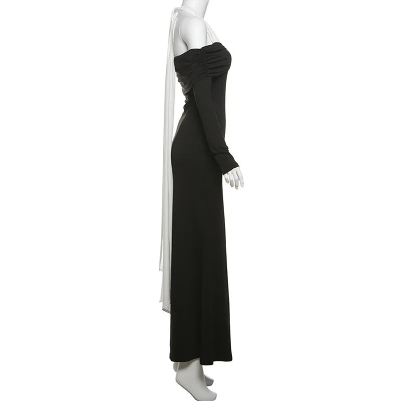 Backless Halter Bandage Evening Dress Mssaz Desses