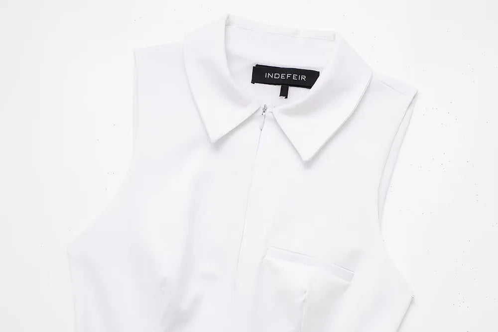 Box Pleated Casual Short Dress Mssaz Desses
