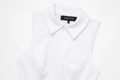 Box Pleated Casual Short Dress Mssaz Desses