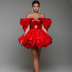 Red Evening Dresses for Women Mssaz Desses