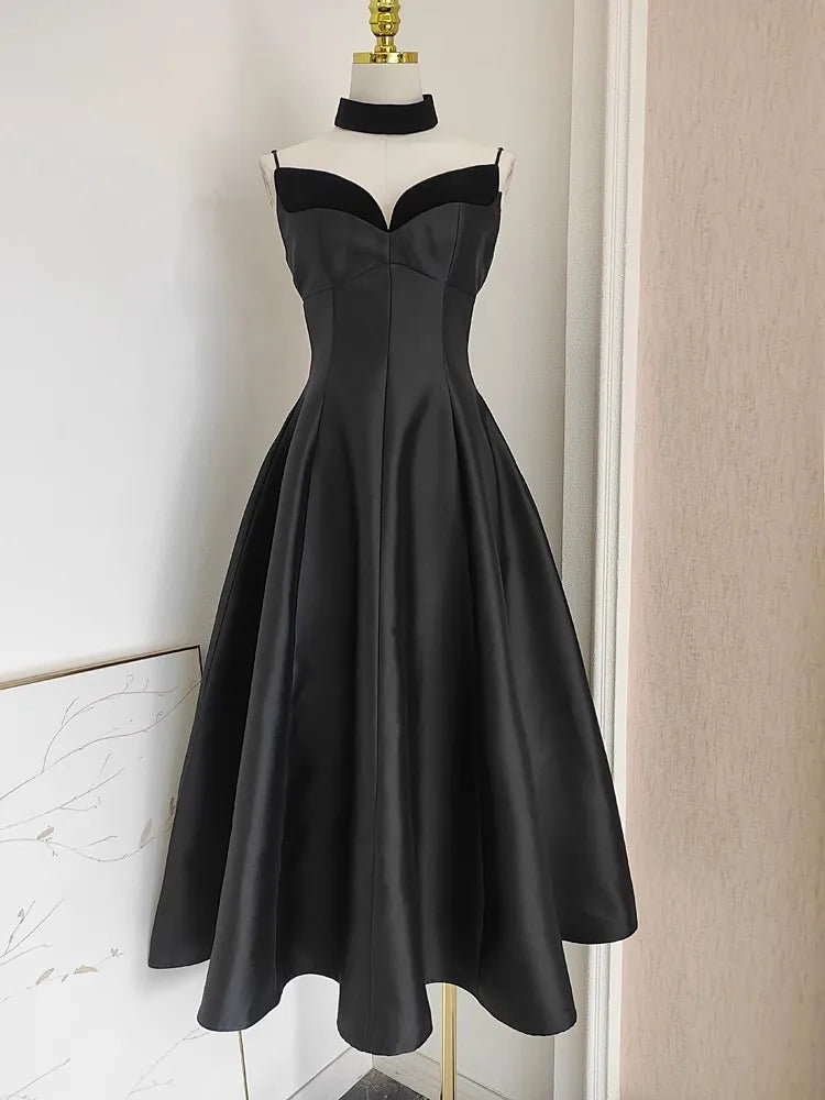 Chest Pad Wrap Corset A Line Pleated Halter Dress Mssaz Desses
