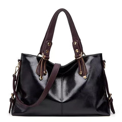 Soft Leather Large Capacity Tote Bag Mssza
