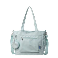 Lazy Style Canvas Composite Large Capacity Commuter Tote Bag Mssza