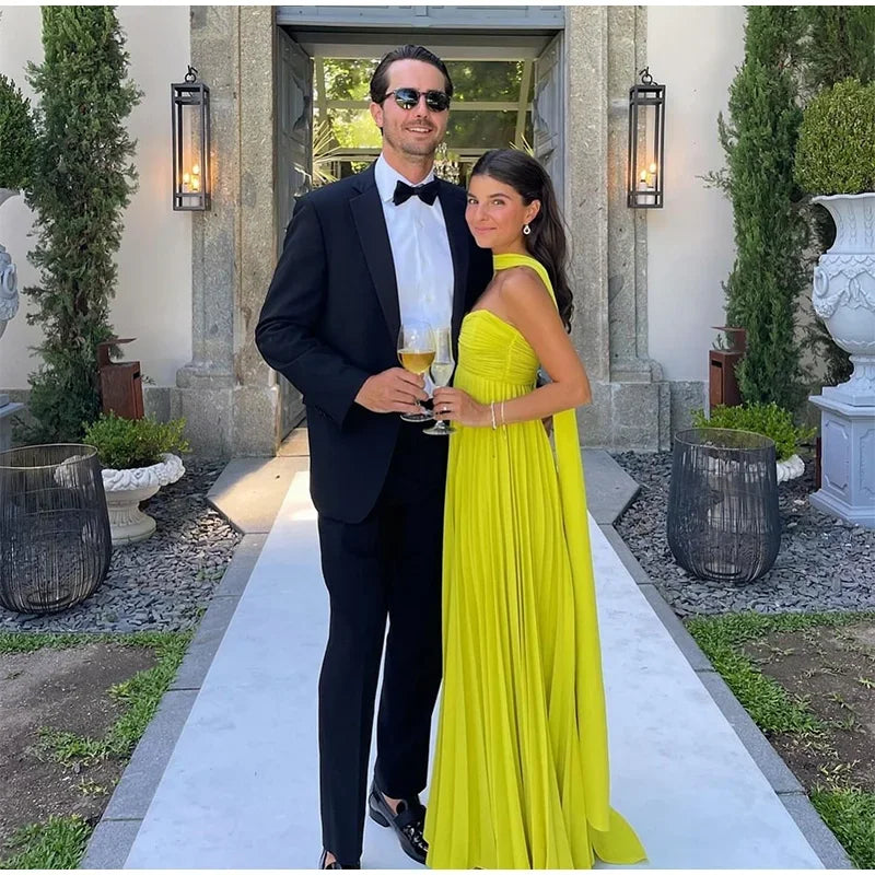 Strapless Pleated Maxi Dress Mssaz Desses