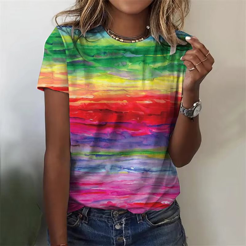 Eye Catching Pretty 3D Print Scales T Shirt for Everyday Wear Mssza