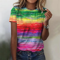 Eye Catching Pretty 3D Print Scales T Shirt for Everyday Wear Mssza