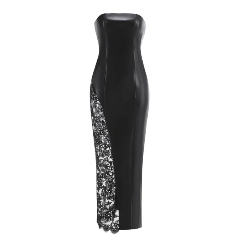 Patchwork Evening Party Dress Mssaz Desses