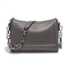 Acrylic Chain Soft Leather Top-handle Luxury Crossbody Bag Mssza