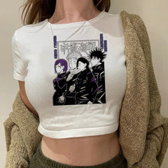 Hippie Graphic Aesthetic crop Top Mssza
