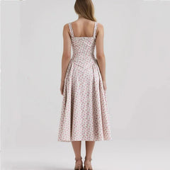 Floral Midi Dress Mssaz Desses