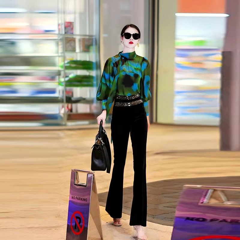 Luxury High-end Feeling Unique and Chic Super Beautiful Shirt Mssza