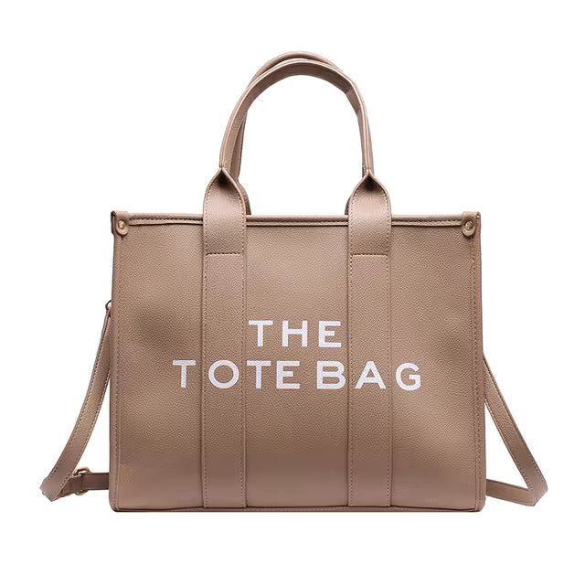 Luxury Soft PU Leather Designer Tote Bag Mssza