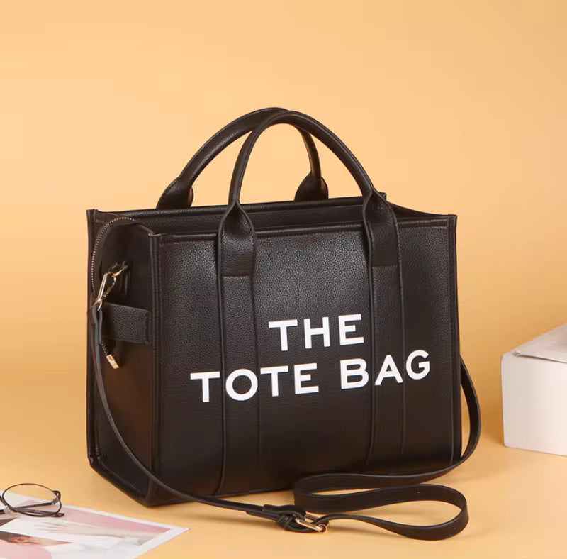 Casual Leather Symatic Large -capacity Tote Bags Mssza