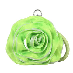 Casual Silk Satin Rose Flower Clutch Mssza