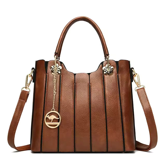 High Quality Luxury Leather Large Capacity Tote Bag Mssza