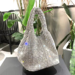 Rhinestone Shiny Crystal Luxury Designer Clutch Bag Mssza