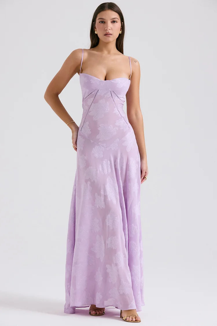 Long Sleeve Formal Deep V-Neck Evening Prom Gown Mssaz Desses