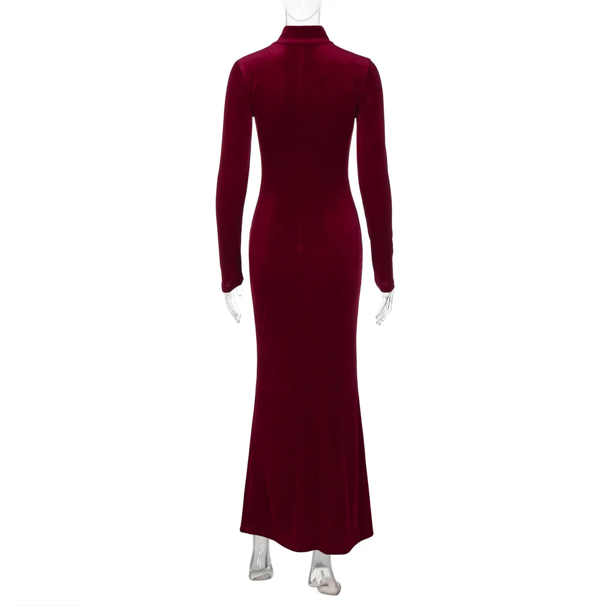 Pleated Twist Long Sleeve Maxi Dress Mssaz Desses
