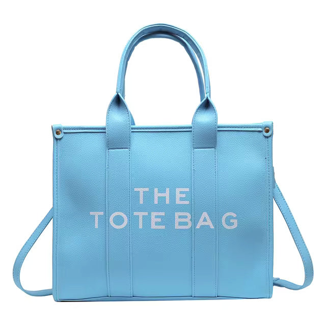 Luxury Soft PU Leather Designer Tote Bag Mssza