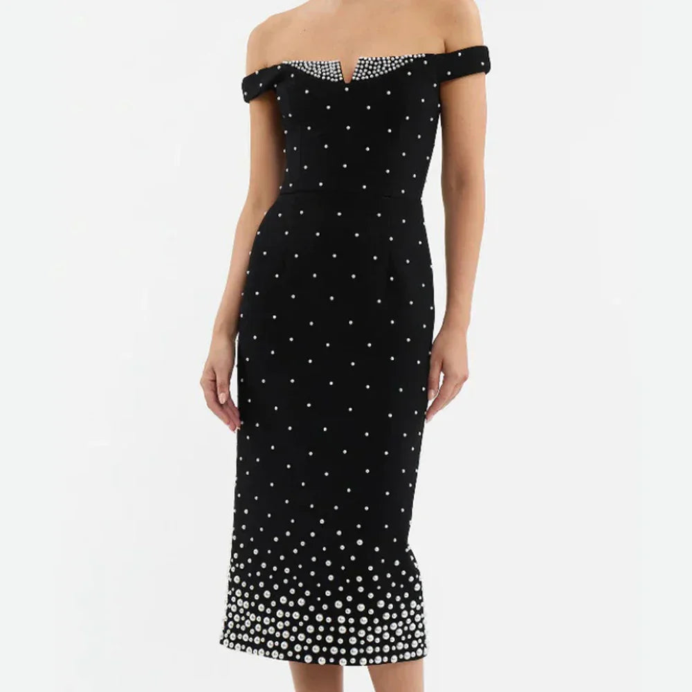 Pearl One Shoulder Dress Mssaz Desses