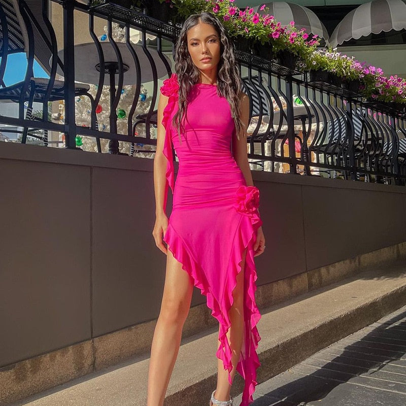 Fringe  Sleeveless Tank Dress Mssaz Desses