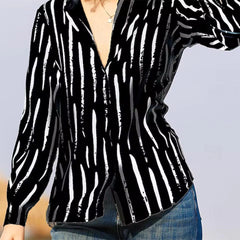 3D Floral Lapel Shirt with Relaxed Comfort Fit Mssza