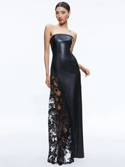 Patchwork Evening Party Dress Mssaz Desses