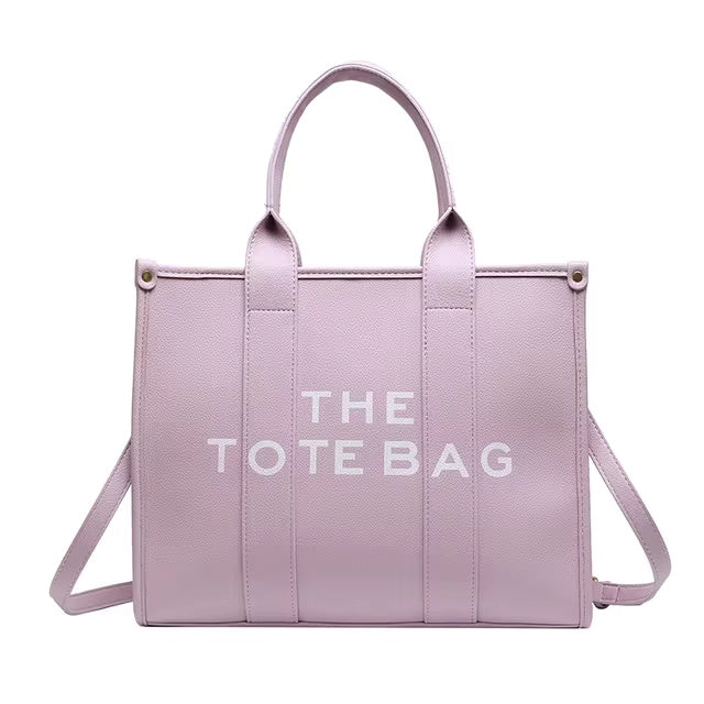 Luxury Soft PU Leather Designer Tote Bag Mssza