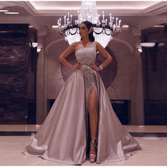 High Split Sequin Off Shoulder Sleeveless Maxi Dress Mssaz Desses