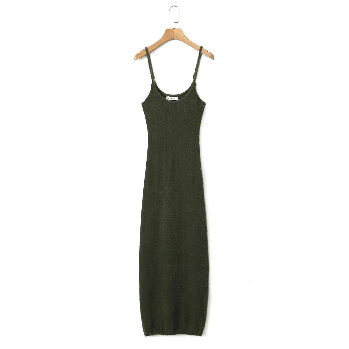 Knitted Cardigan With Camisole Dress Two-piece Set Mssaz Desses
