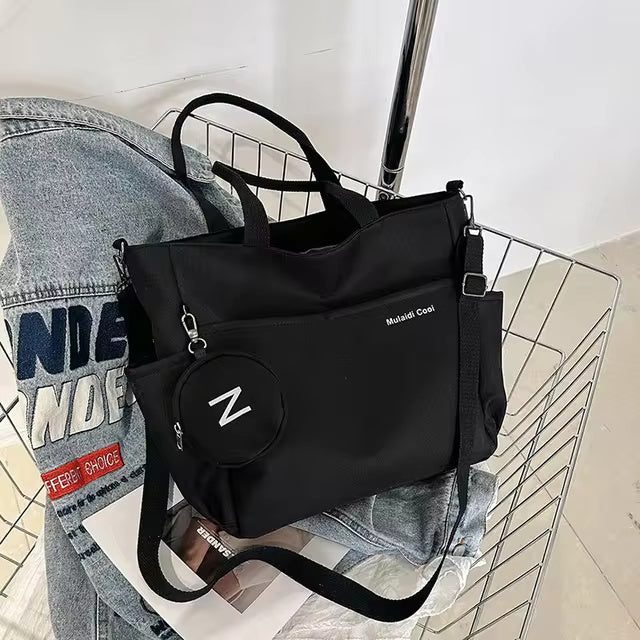 Canvas Nylon Crossbody Shoulder Bag Mssza