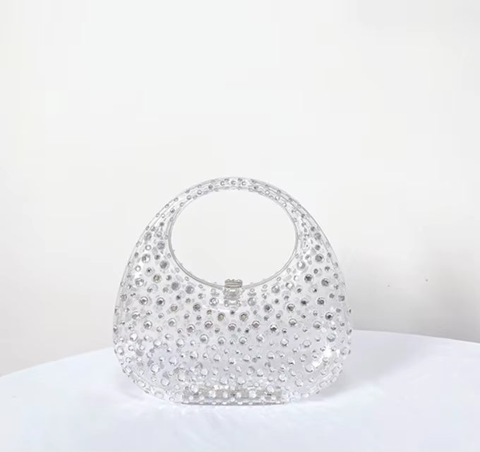Luxury High Quality Acrylic Box Evening Wedding Party Clutch Bags Mssza