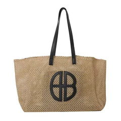 Straw Hollow Out Knitting Large Capacity Shoulder Handbag Mssza