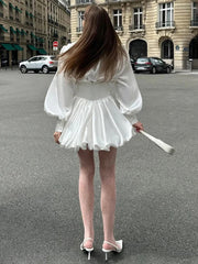 Lantern Long Sleeve Ball Gown Dress Mssaz Desses