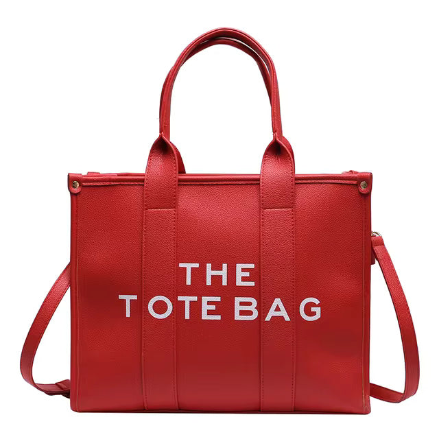 Luxury Soft PU Leather Designer Tote Bag Mssza