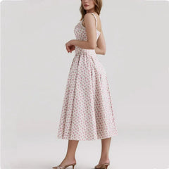 Floral Midi Dress Mssaz Desses